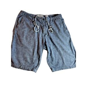 Lucky Brand Saturday Stretch Shorts Men Size 30 Linen Blend Stretch Vacation